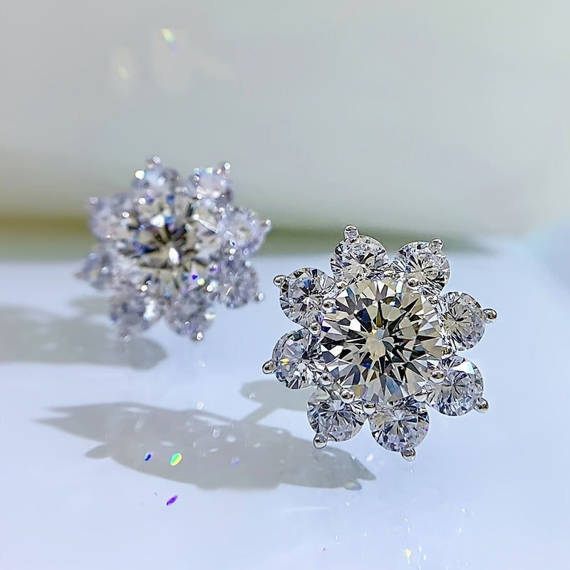 Shiny Round CZ Studs